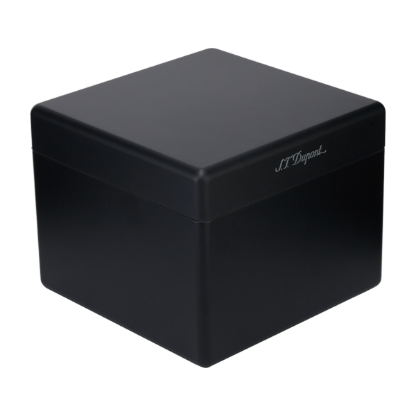 S.T. Dupont Cigar Humidor Matte Black Wood Mahogany