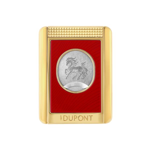 S.T. Dupont Fire Horse Cigar Cutter Stand Red Lacquer