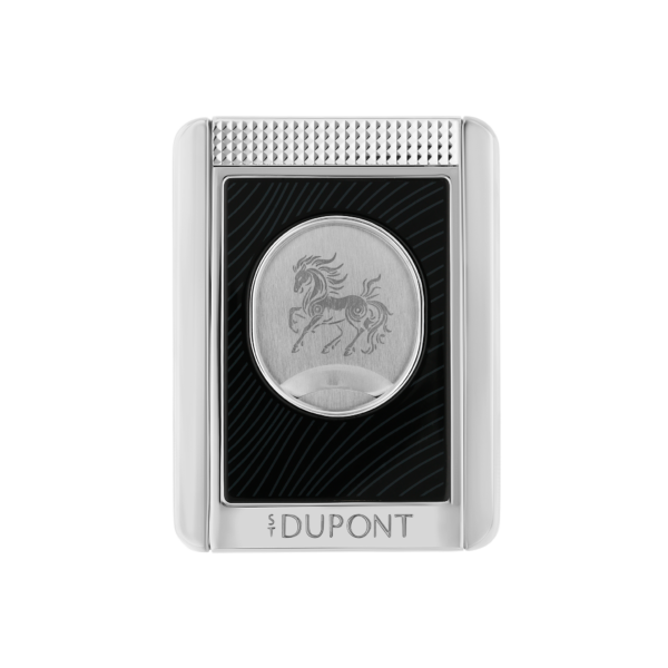 S.T. Dupont Fire Horse Cigar Cutter Stand Black Lacquer
