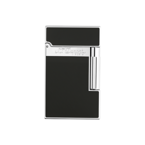 S.T. Dupont Ligne 2 Palladium Finish Natural Sun Burst Blue Lacquer Lighter