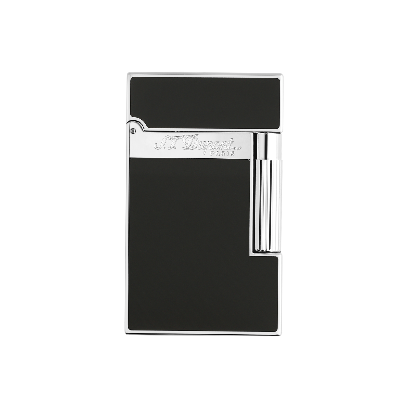 S.T. Dupont Ligne 2 Palladium Finish Natural Sun Burst Blue Lacquer Lighter - Image 1