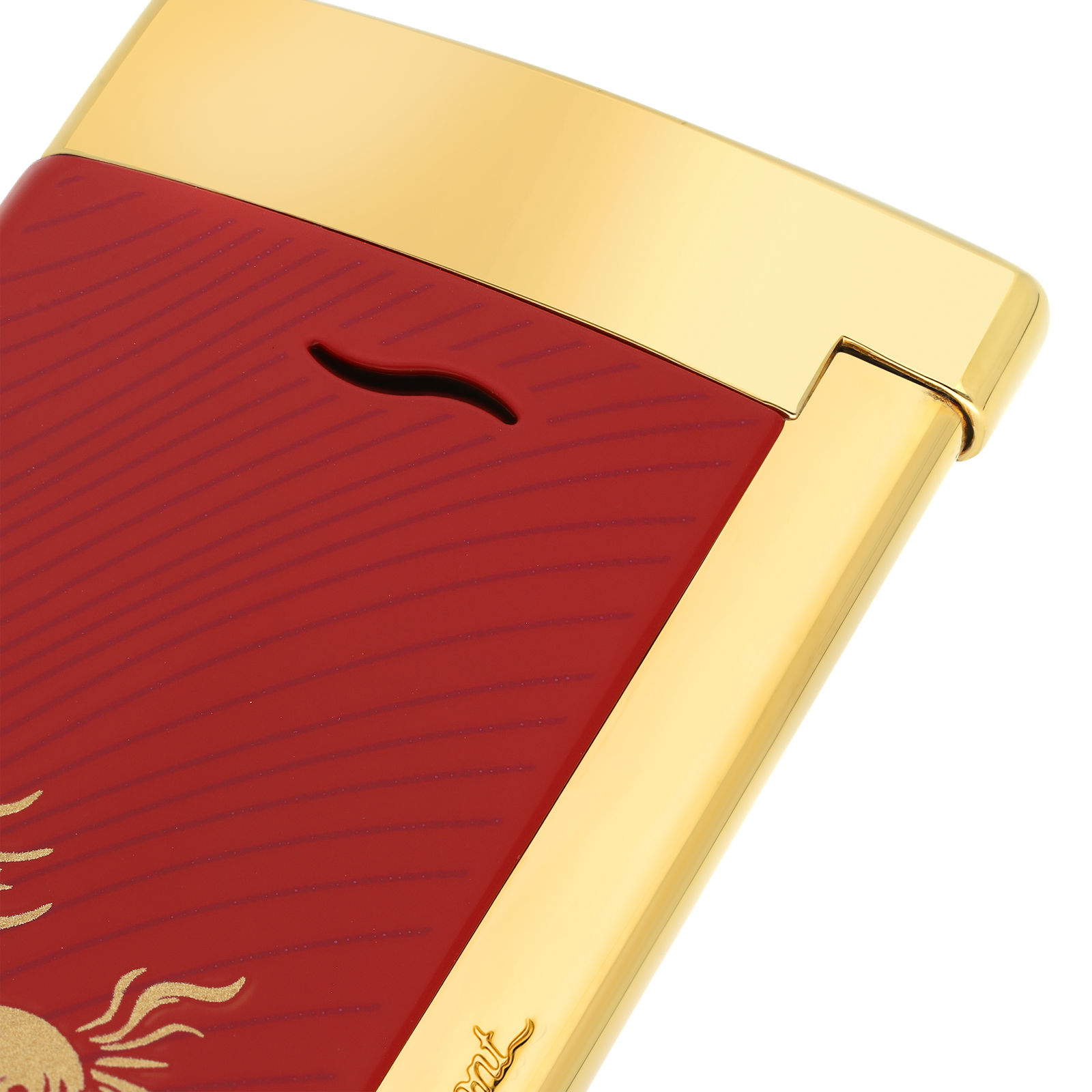 S.T. Dupont Fire Horse Slim 7 Red Lacquer Lighter