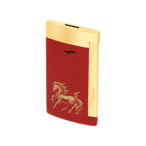 S.T. Dupont Fire Horse Slim 7 Red Lacquer Lighter