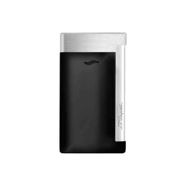 S.T. Dupont Slim 7 Matte Black and Ocean Blue Lighter