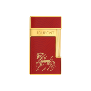 S.T. Dupont Fire Horse Slimmy Red Lacquer Lighter