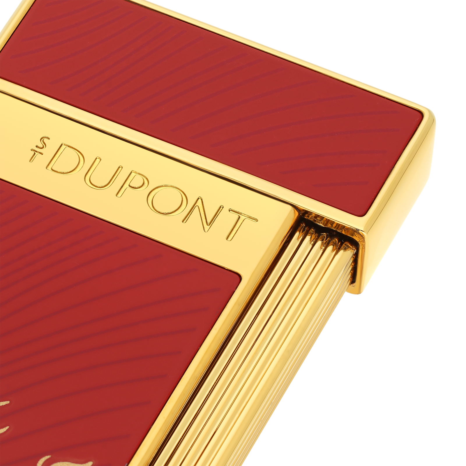 S.T. Dupont Fire Horse Slimmy Red Lacquer Lighter