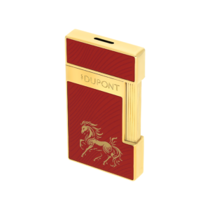 S.T. Dupont Fire Horse Slimmy Red Lacquer Lighter