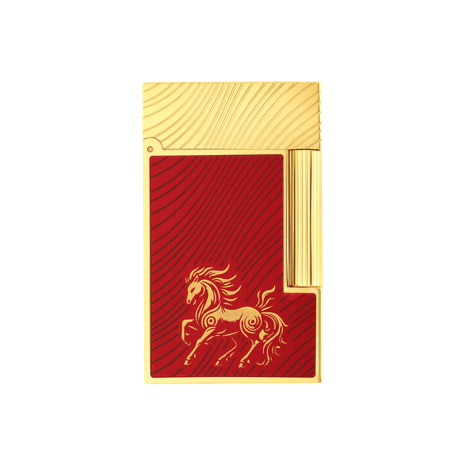 S.T. Dupont Fire Horse Ligne 2 Red Horse Lighter