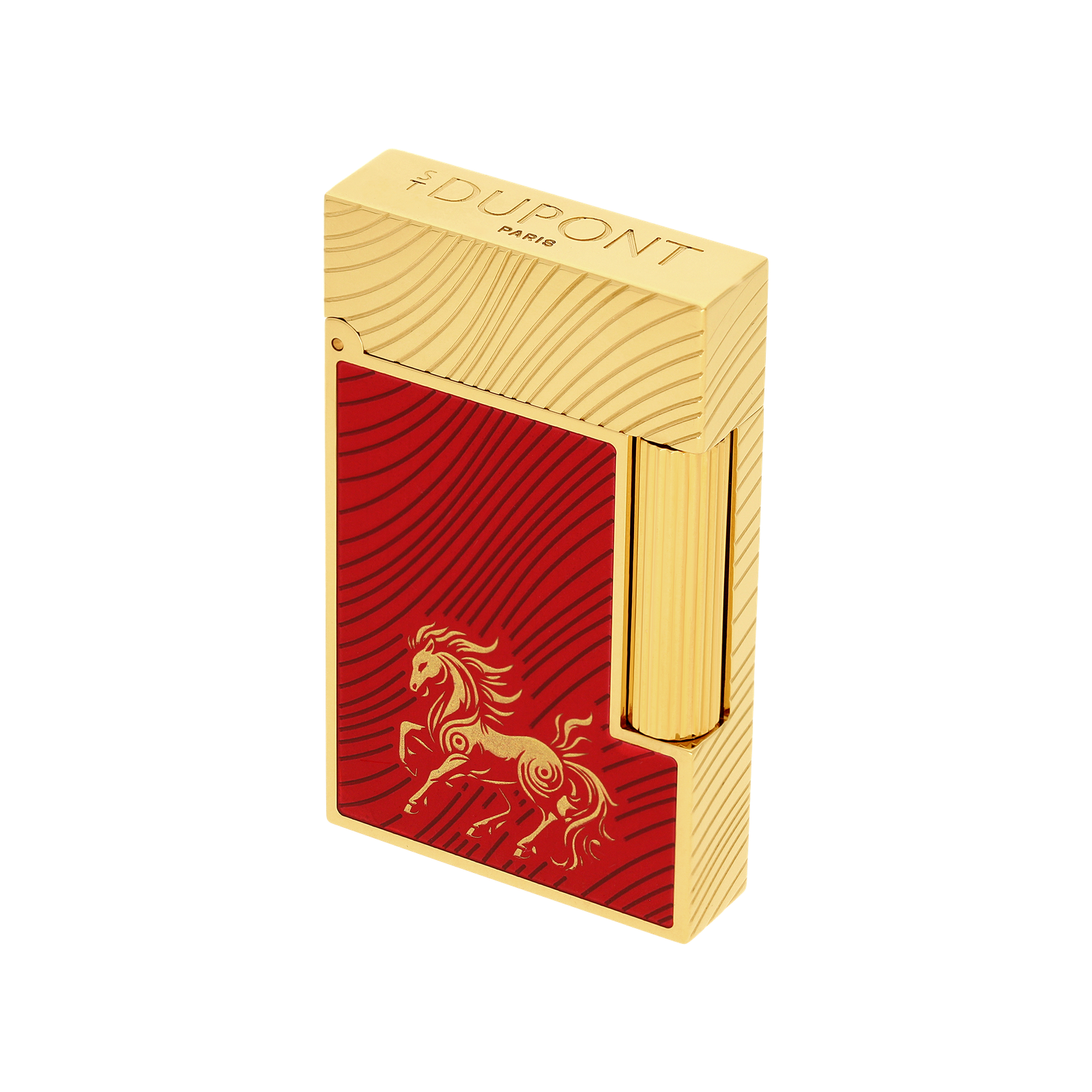 S.T. Dupont Fire Horse Ligne 2 Red Horse Lighter