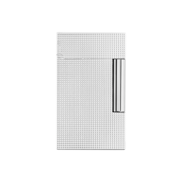 S.T. Dupont Ligne 2 Micro Diamond Head Silver Lighter