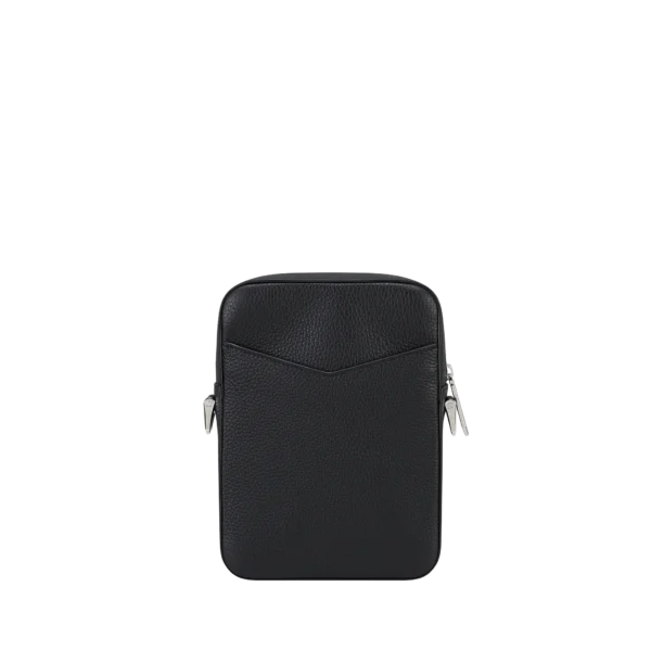 S.T. Dupont Neo Capsule Leather Shoulder Bag Black