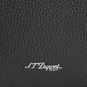 S.T. Dupont Neo Capsule Leather Shoulder Bag Black - Image 5