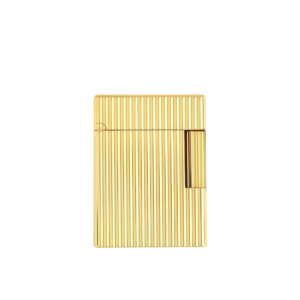 S.T. Dupont Ligne 2 Vertical Guilloche Gold Lighter