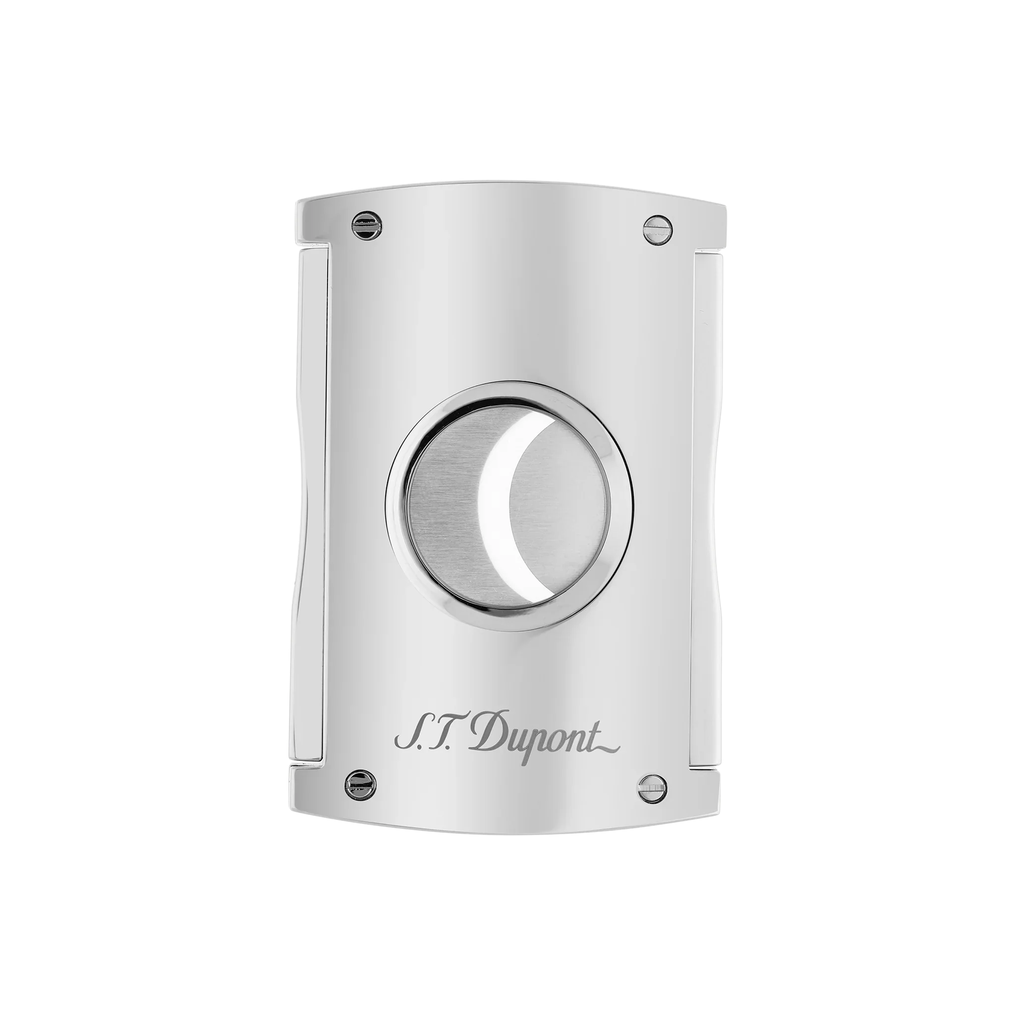 S.T. Dupont MaxiJet Cigar Cutter Chrome Grey - Image 1