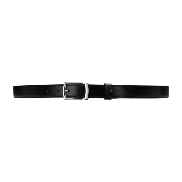 S.T. Dupont Line D Leather and Palladium Finish Reversible Belt 30 Mm