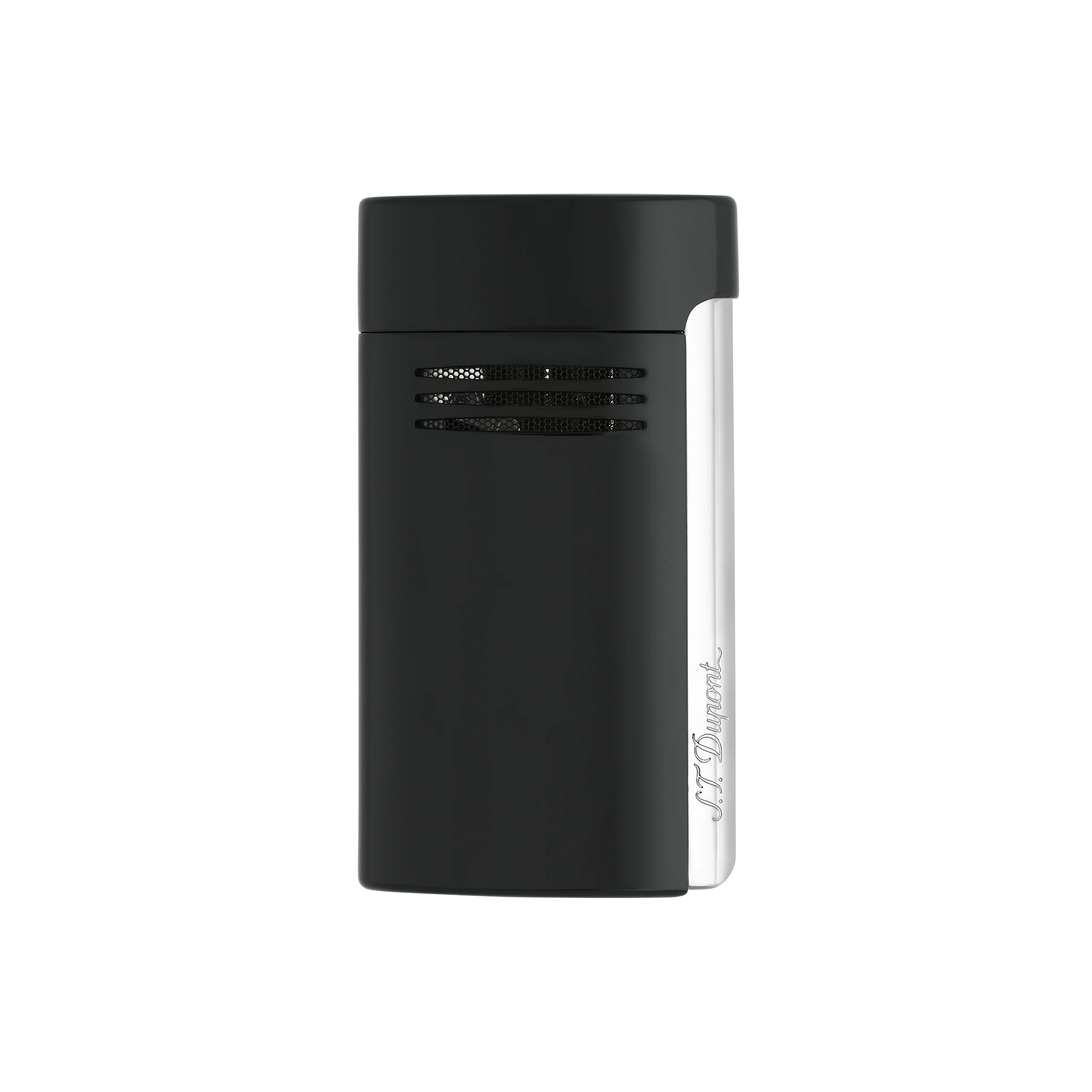 S.T. Dupont Megajet Black Chrome Lighter - Image 1