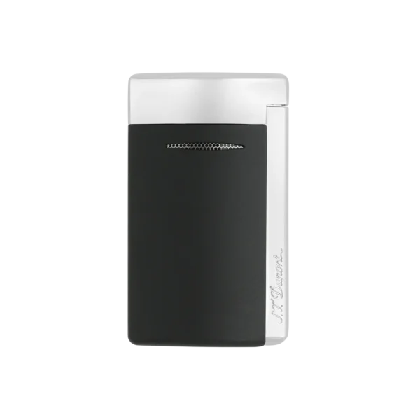 S.T. Dupont MiniJet Matte Black and Chrome Lighter