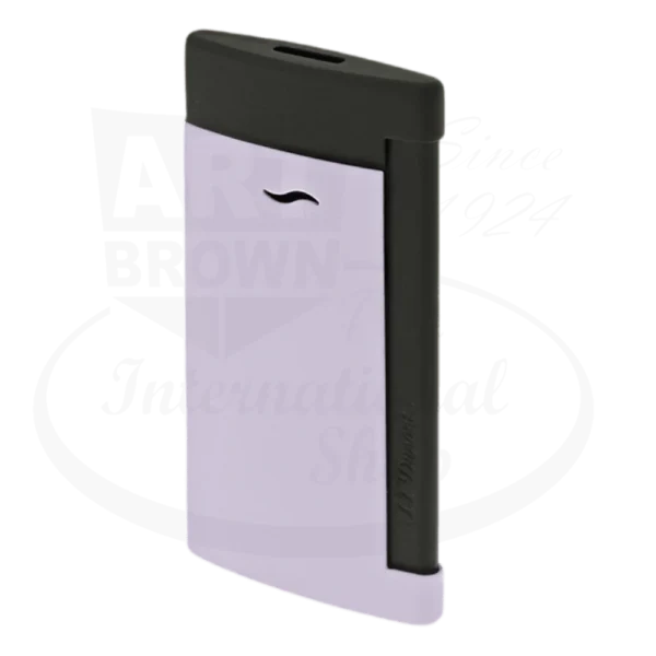 S.T. Dupont Slim 7 Matte Black and Lilac Lighter
