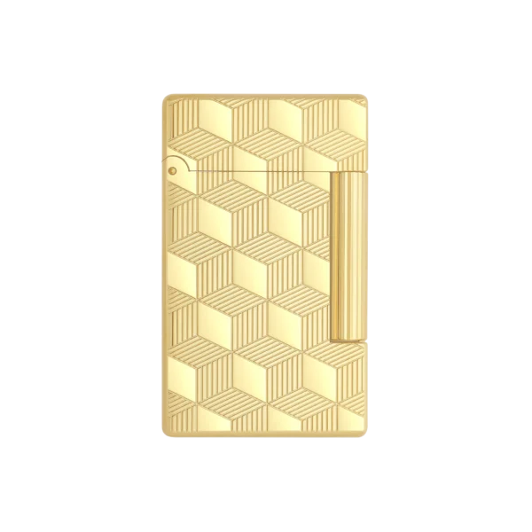 S.T. Dupont Initial Cube Gold Lighter