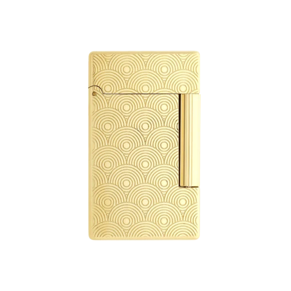 S.T. Dupont Initial Cinatique Gold Lighter