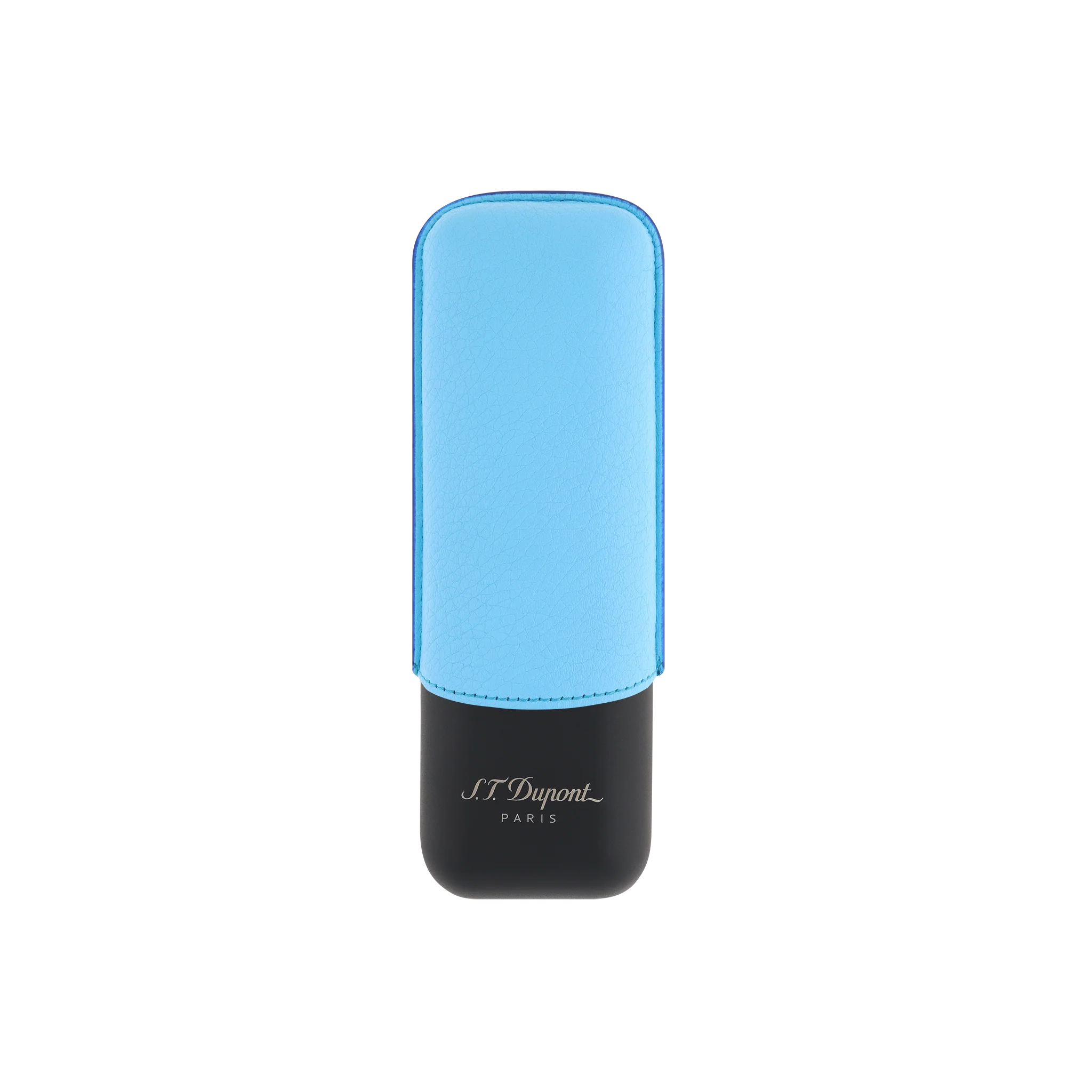 S.T. Dupont Turquoise Grained and Matte 2 Cigar Case - Image 1