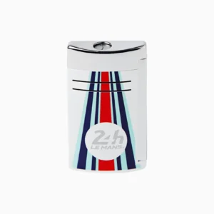 S.T. Dupont Maxijet 24h Le Mans White and Chrome Lighter