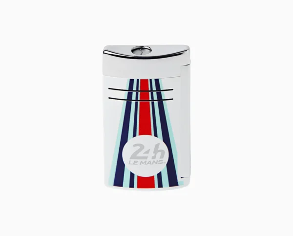 S.T. Dupont Maxijet 24h Le Mans White and Chrome Lighter