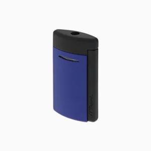 S.T. Dupont Minijet Matte Black and Ocean Blue Lighter