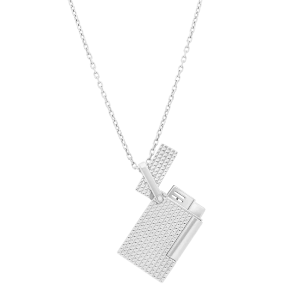 S.T. Dupont Lighter Necklace Silver