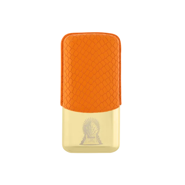 S.T. Dupont 3 Cigar Case Game of Thrones Lighter Orange and Yellow Gold