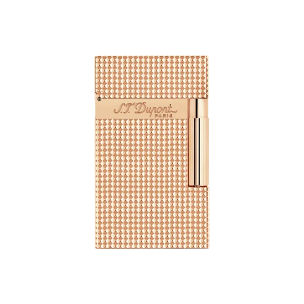 S.T. Dupont Ligne 2 diamond Head Pink Gold Lighter