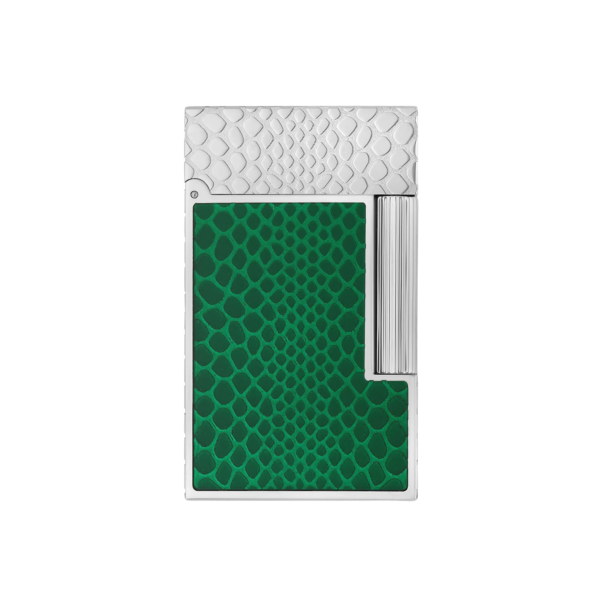 S.T. Dupont Ligne 2 Snake Skin Green Lighter - Image 1