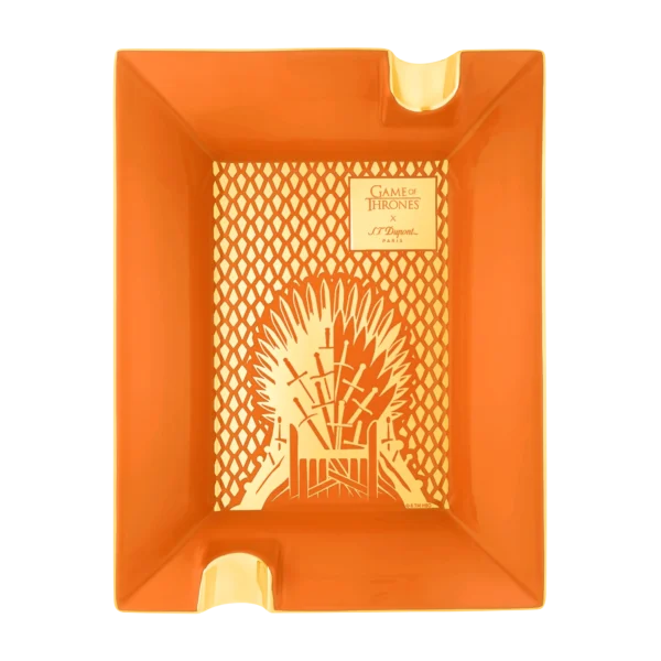 S.T. Dupont Game of Thrones Ashtray Orange and Fire Yellow