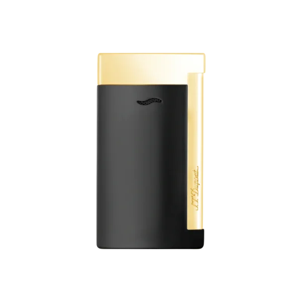 S.T. Dupont Slim 7 Black and Gold Lighter
