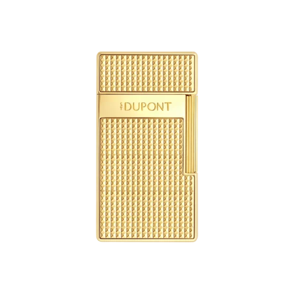 S.T. Dupont Biggy Diamond Head Golden Lighter