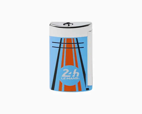 S.T. Dupont Maxijet 24h Le Mans Blue and Chrome Lighter