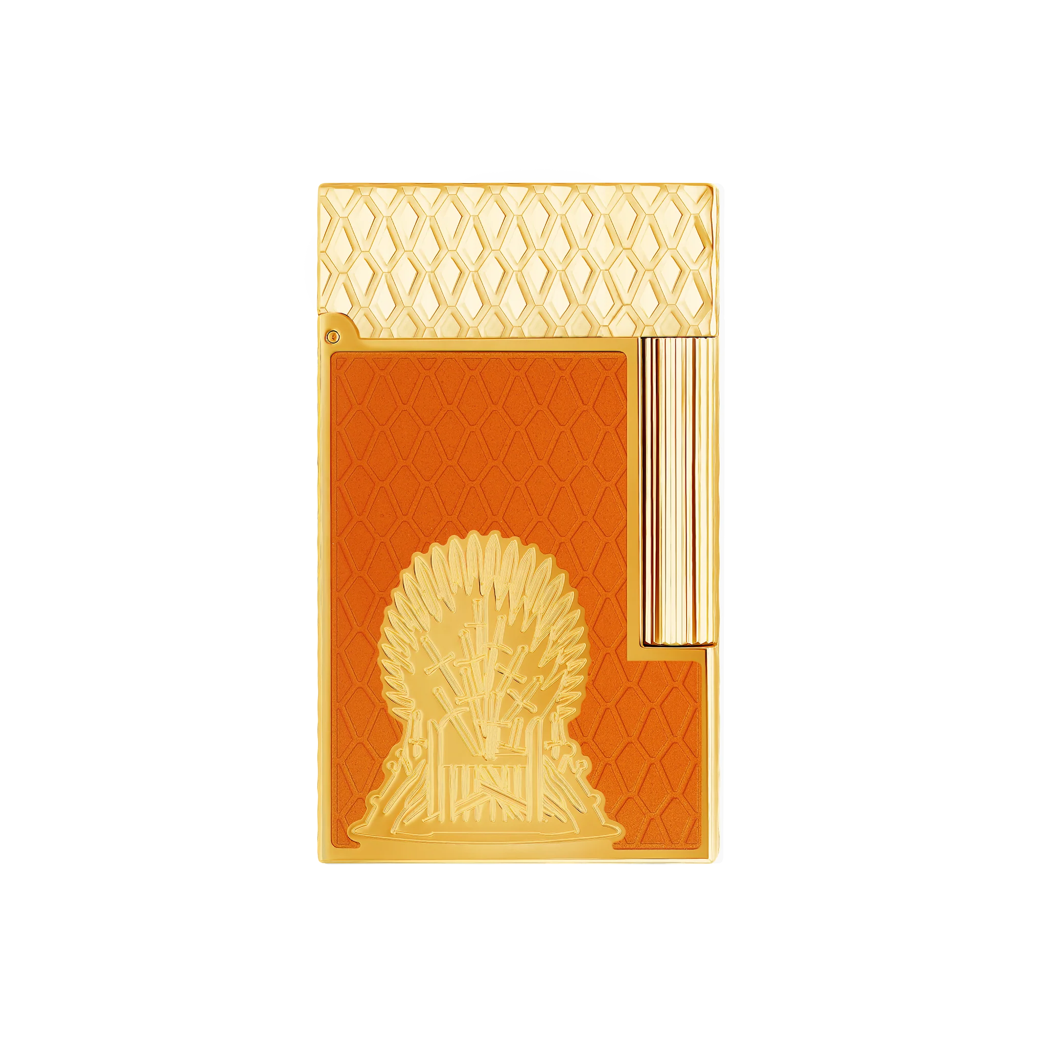 S.T. Dupont Ligne 2 Game of Thrones Lighter Orange and Yellow Gold - Image 1