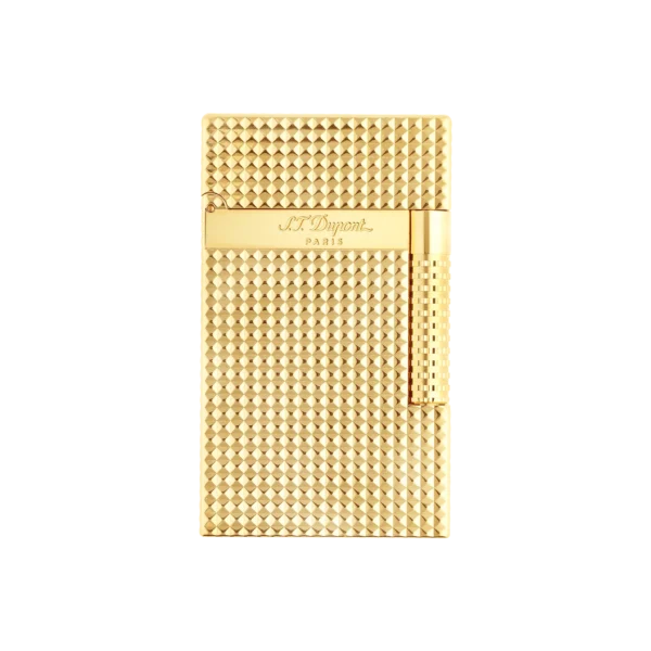 S.T. Dupont Le Grand Diamond Head Yellow Gold Lighter