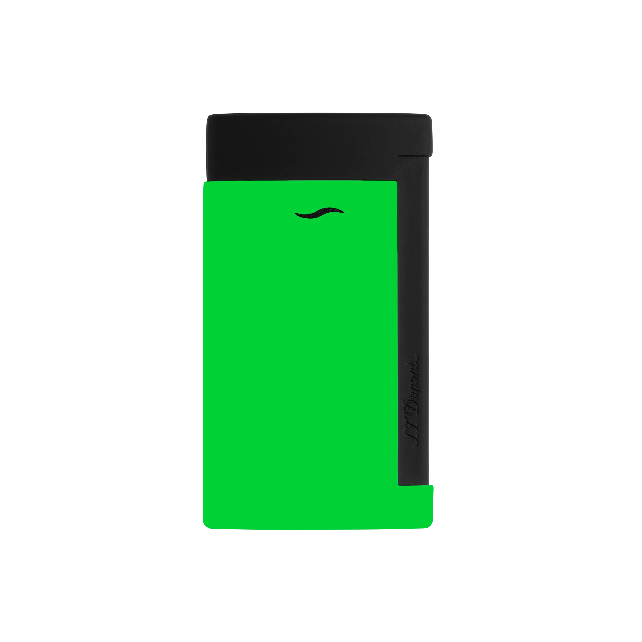 S.T. Dupont Slim 7 Fluo Green Lighter - Image 1
