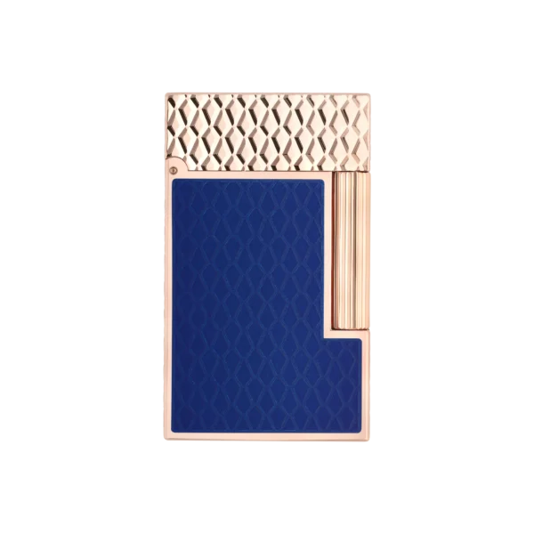 S.T. Dupont Ligne 2 Guilloche Lacquer Dragon Blue Lighter
