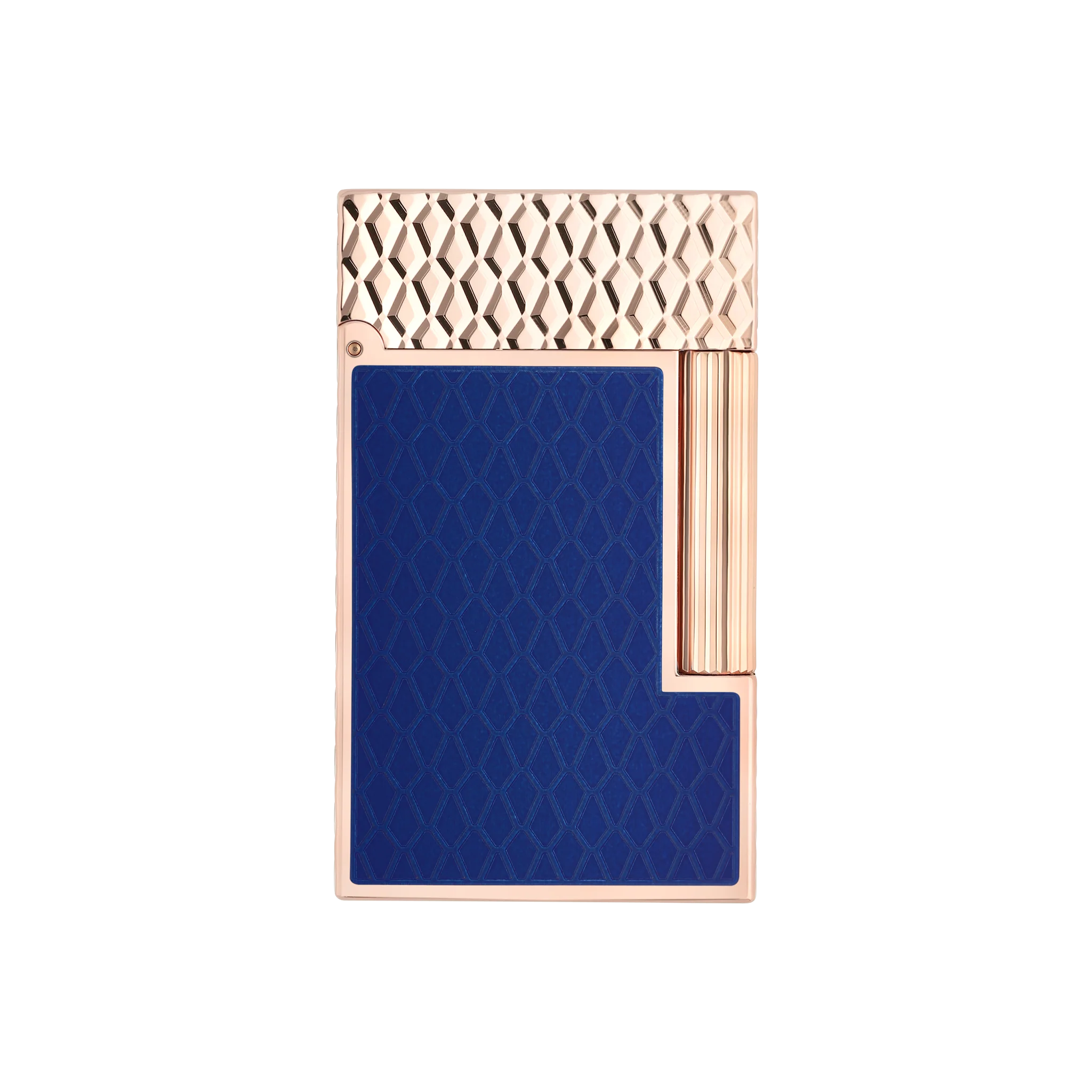 S.T. Dupont Ligne 2 Guilloche Lacquer Dragon Blue Lighter - Image 1