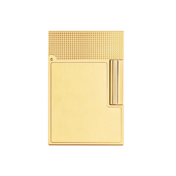 S.T. Dupont Ligne 2 Small Brushed Yellow Gold Lighter