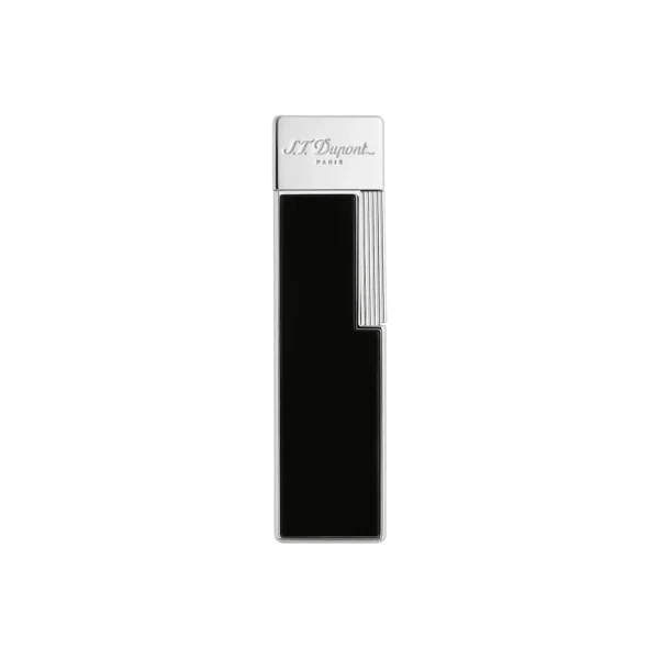 S.T. Dupont Twiggy Blue Black and Chrome Lighter
