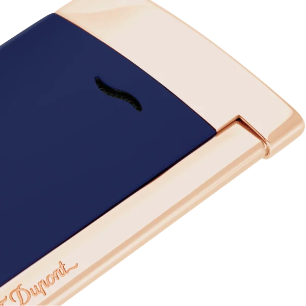 S.T. Dupont Slim 7 Dragon Blue / Rose Lighter