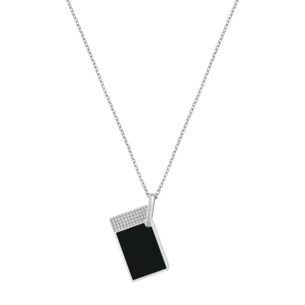 S.T. Dupont Lighter Necklace LACQUERED LIGHTER SILVER