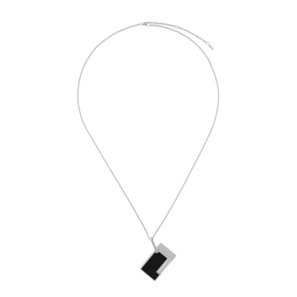 S.T. Dupont Lighter Necklace LACQUERED LIGHTER SILVER