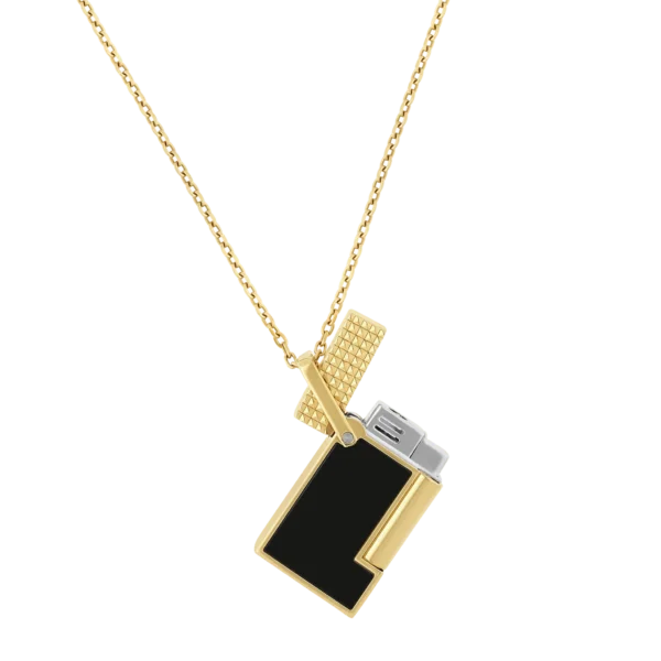 S.T. Dupont Lighter Necklace LACQUERED LIGHTER GOLD