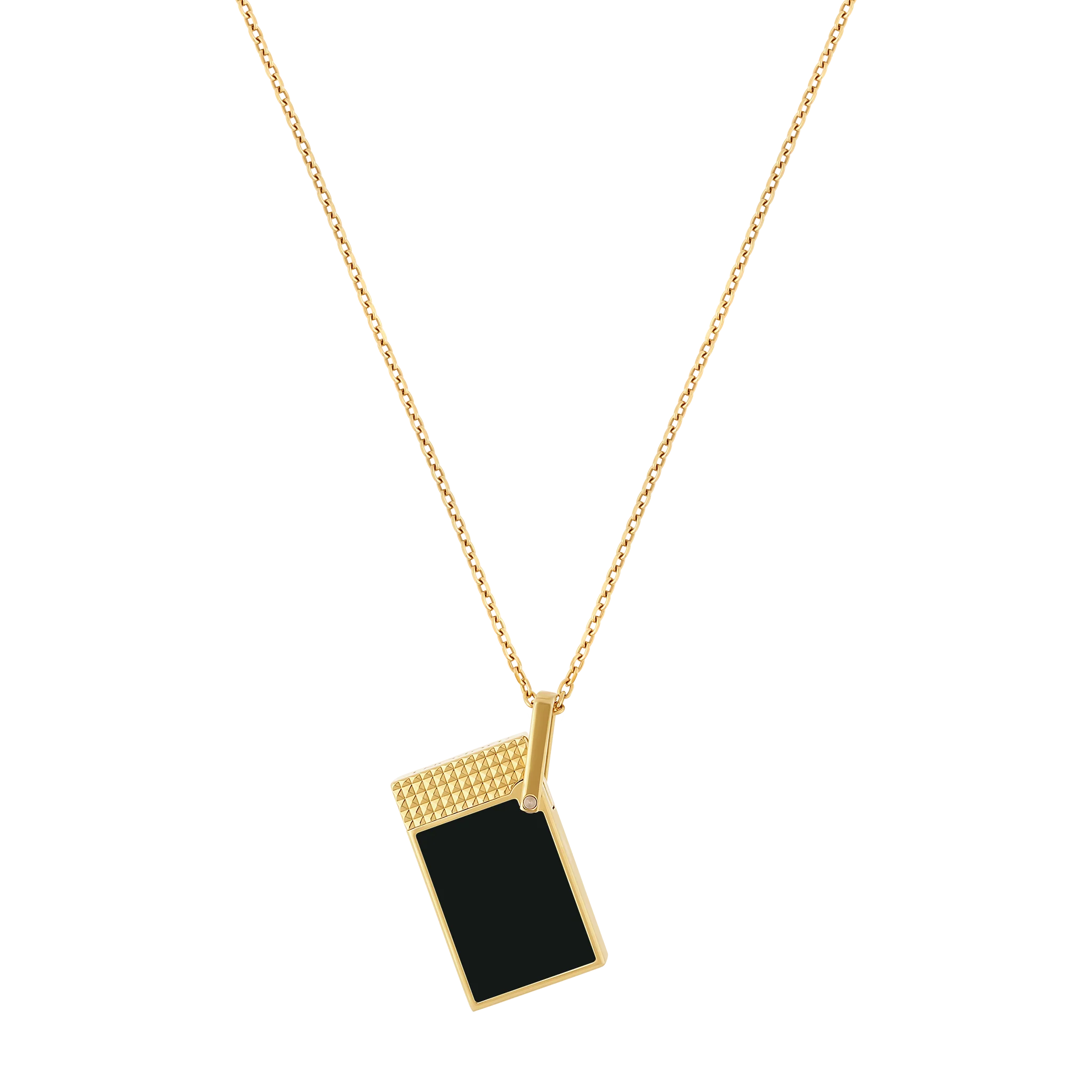 S.T. Dupont Lighter Necklace LACQUERED LIGHTER GOLD - Image 4