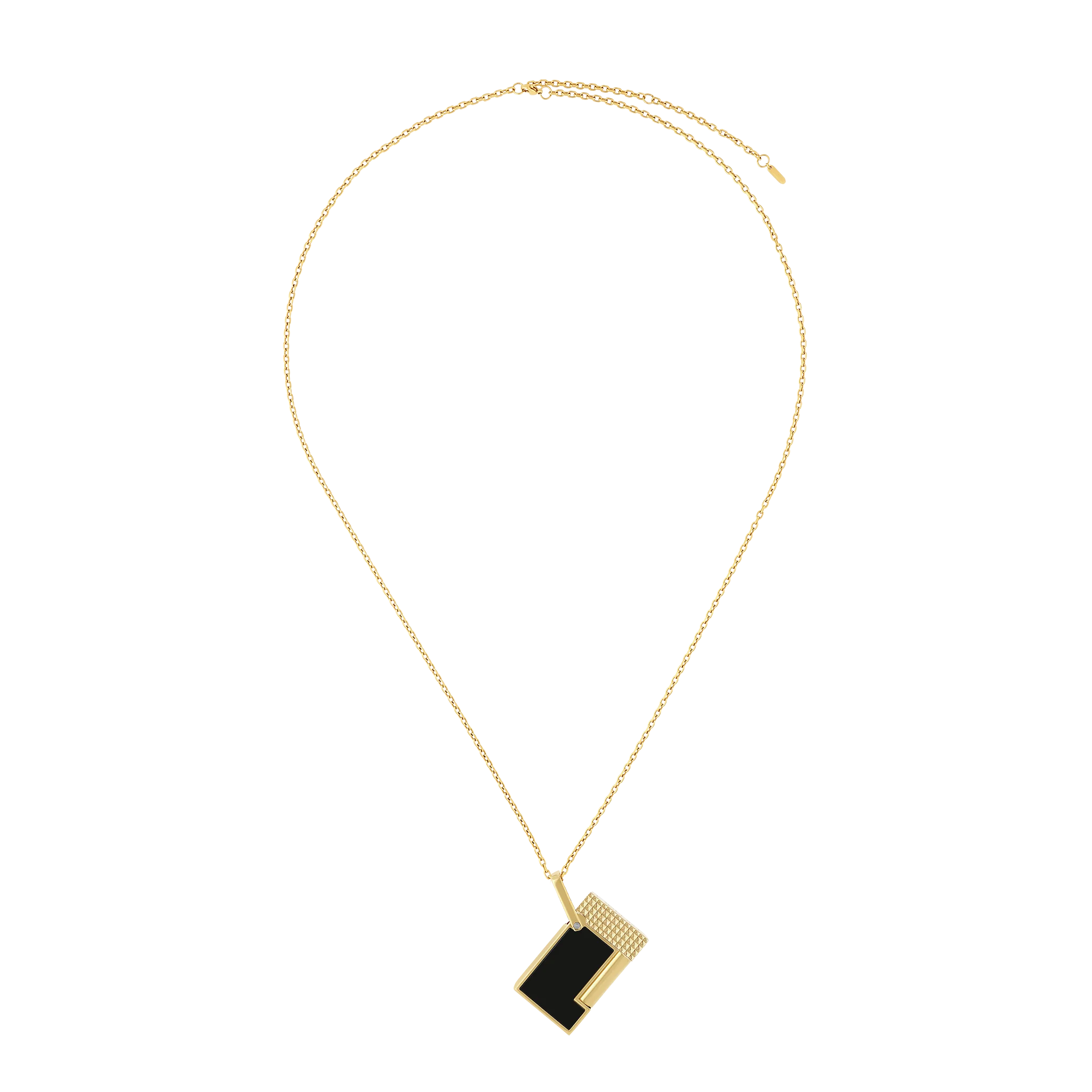 S.T. Dupont Lighter Necklace LACQUERED LIGHTER GOLD - Image 2