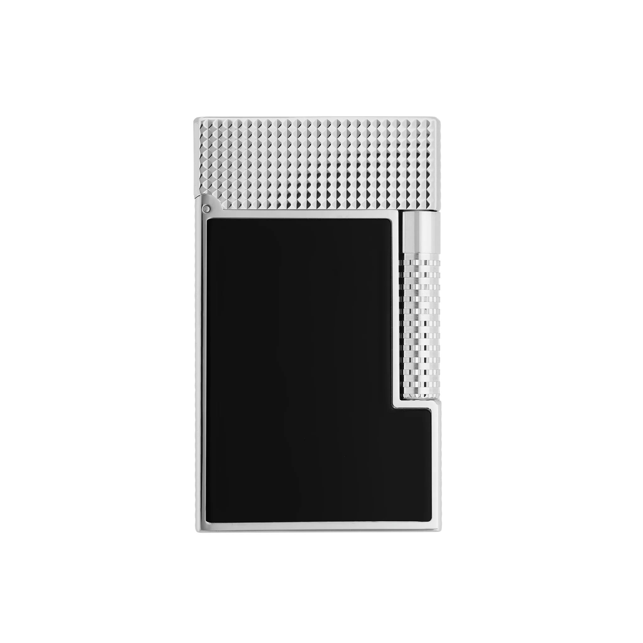 S.T. Dupont Le Grand Cling Black Lacquer / Palladium Lighter - Image 1